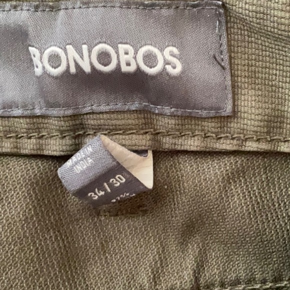 Bonobos Straight Fit Men’s Pants Size 34/30 - Picture 3 of 5